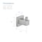 Kibi Cube Bathroom Towel & Robe Hook KBA1501BN - alternate 7